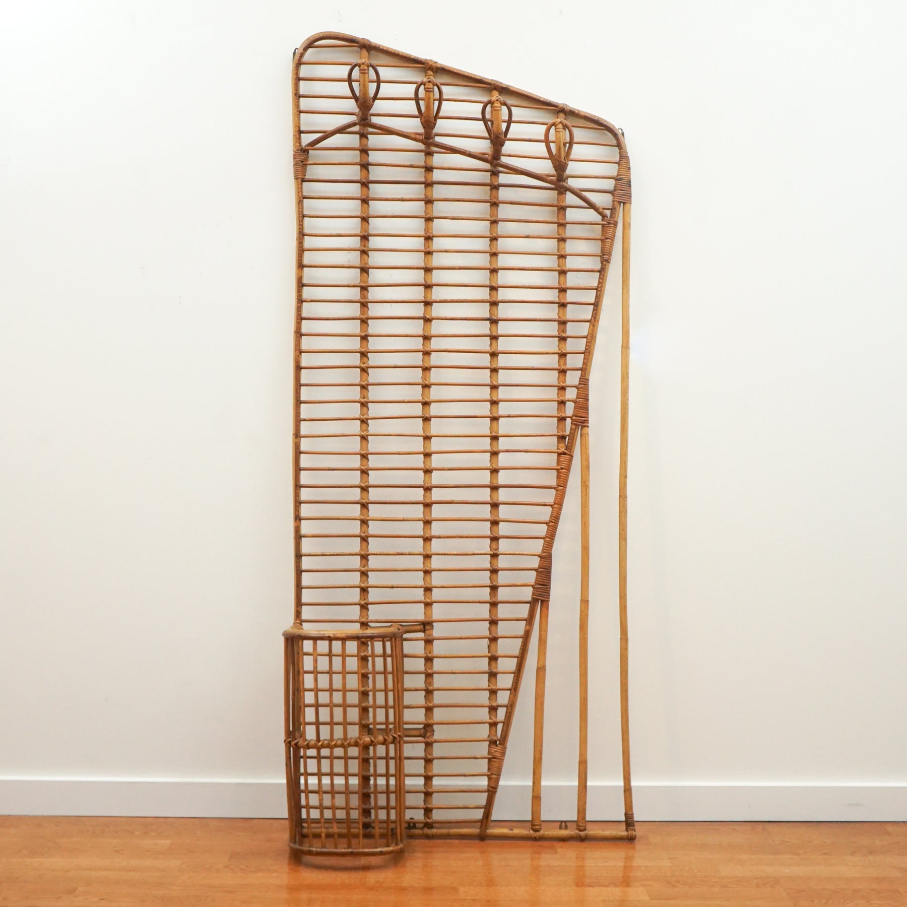 Wicker coat rack sale