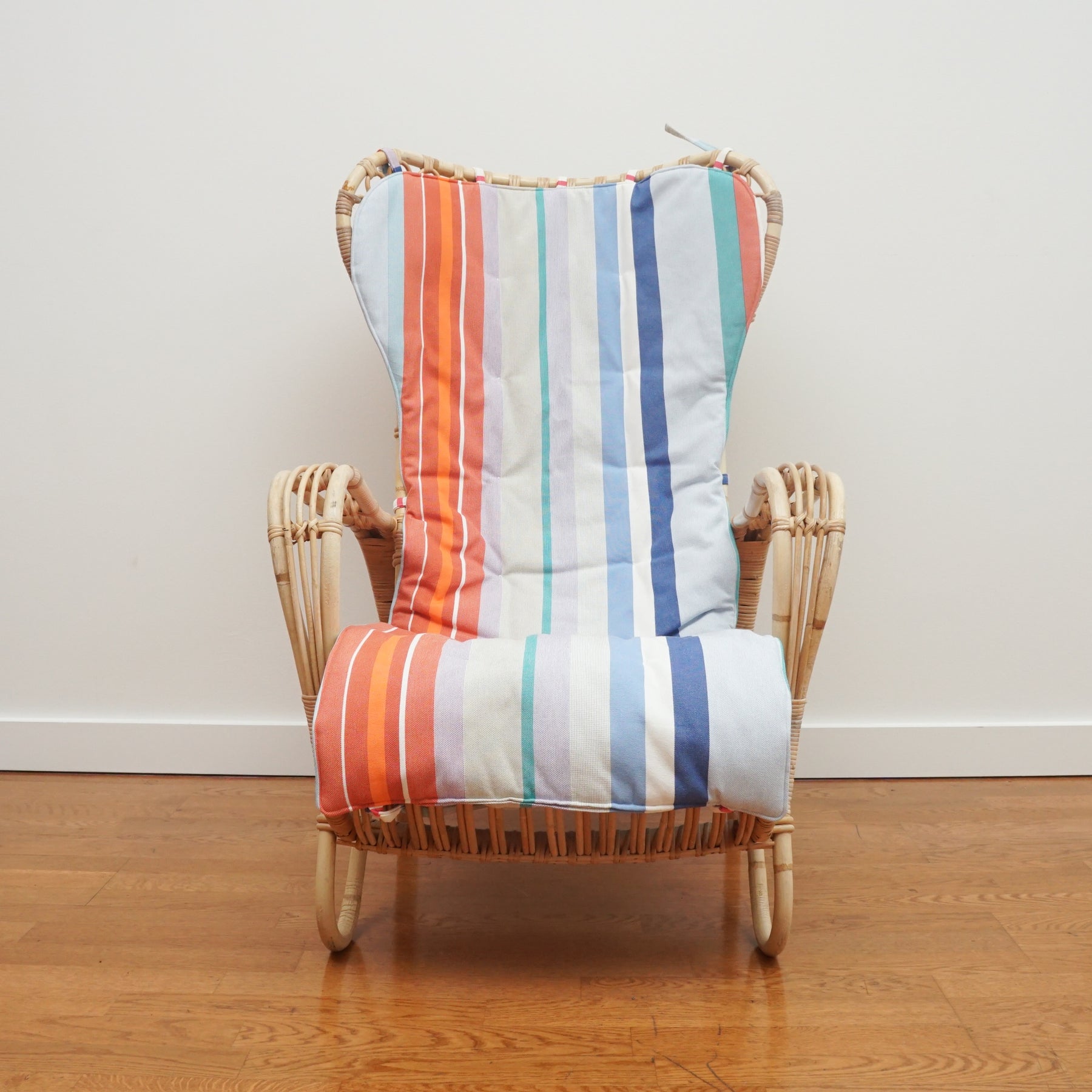 Pair of Rattan Lounge Chairs foley cox HOME