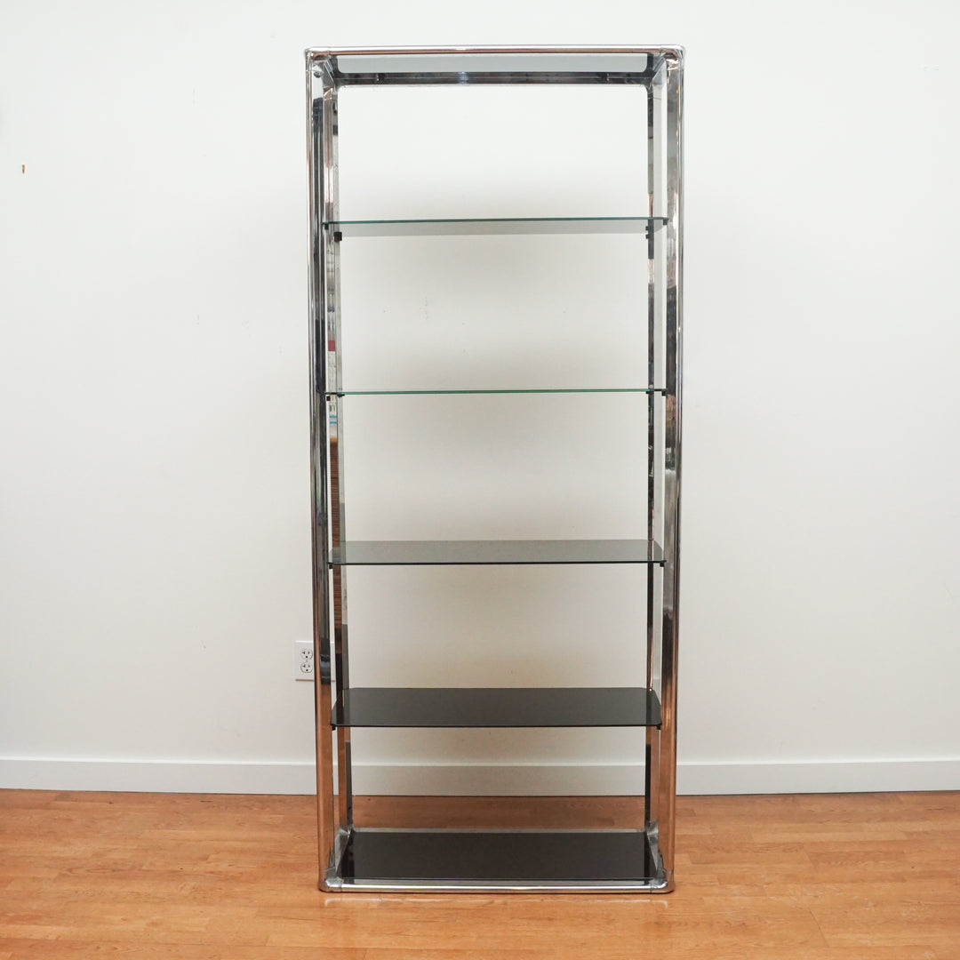 Chrome bookcase hotsell